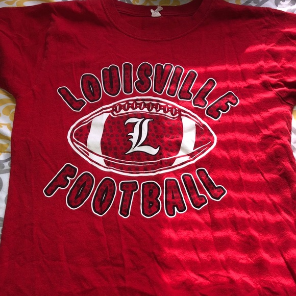 cute louisville cardinals football tee - Picture 1 of 1